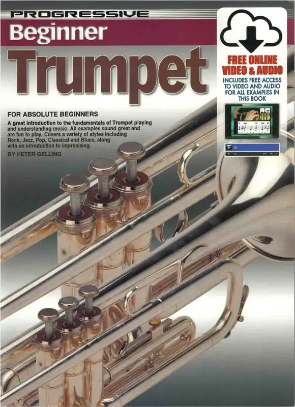 Koala Music Publications Progressive Beginner Trumpet - Gelling - Trumpet - Book/Media Online Soldes