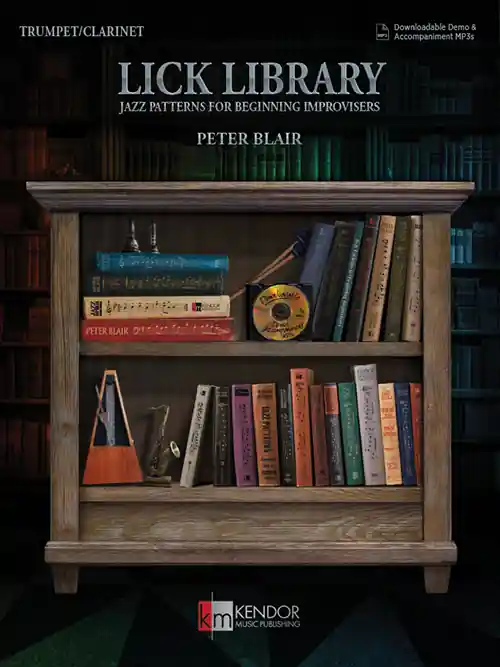 Kendor Music Inc. Lick Library Jazz Patterns for Beginning Improvisers - Blair - Trumpet/Clarinet - Book/Audio Paiement Sécurisé