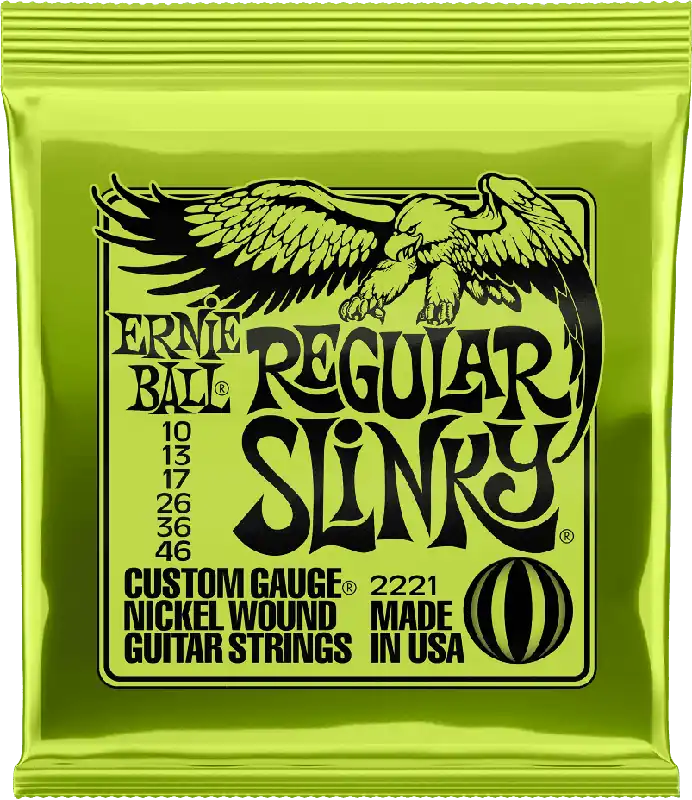 Ernie Ball 2221 Electriques Slinky Nickel Wound Regular slinky 10/46 Paiement Sécurisé