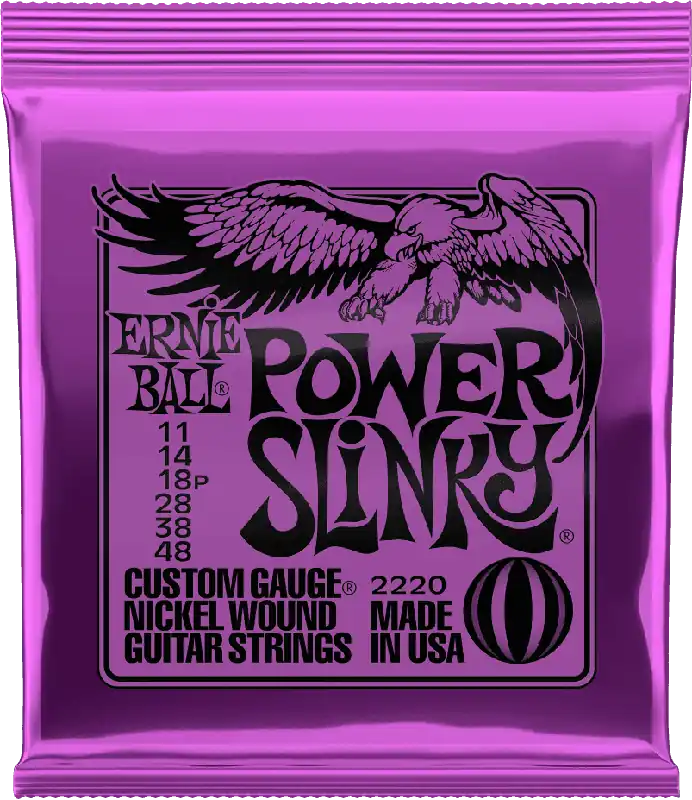 Ernie Ball 2220 Electriques Slinky Nickel Wound Power slinky 11/48 Livraison Express
