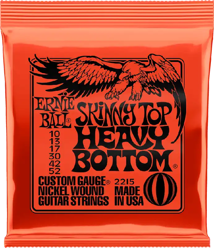 Vente Flash Ernie Ball 2215 Electriques Slinky Nickel Wound Skinny top HB10/52