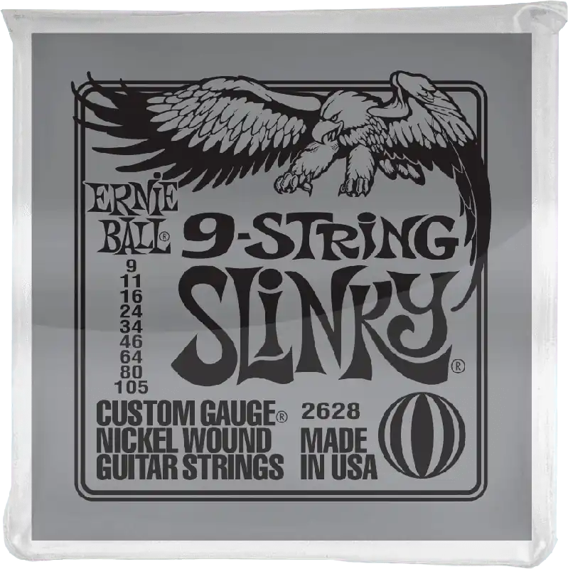 Ernie Ball 2628 Electriques Slinky Nickel Wound Slinky/ 9c 09/105 Authentique