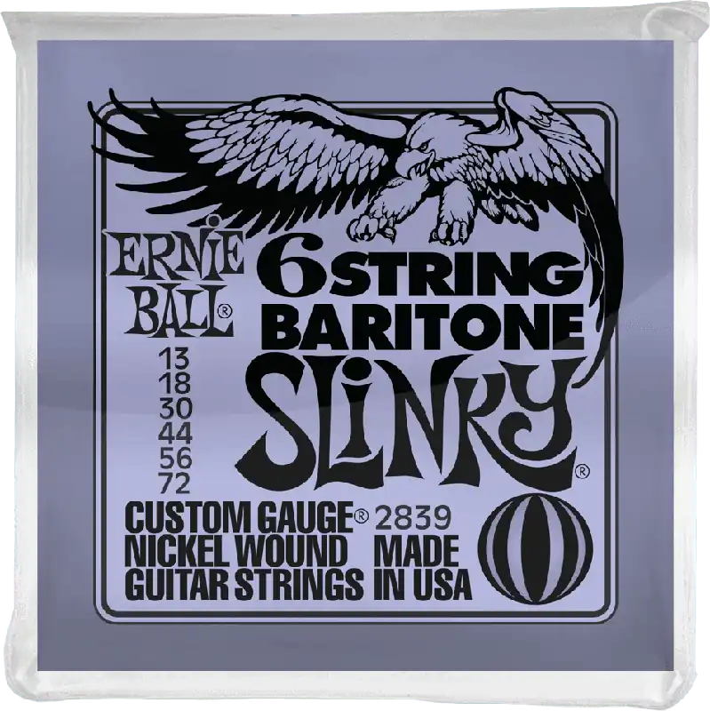 Promotion Ernie Ball 2839 Electriques Slinky Nickel Wound Slinky baryton 13/72
