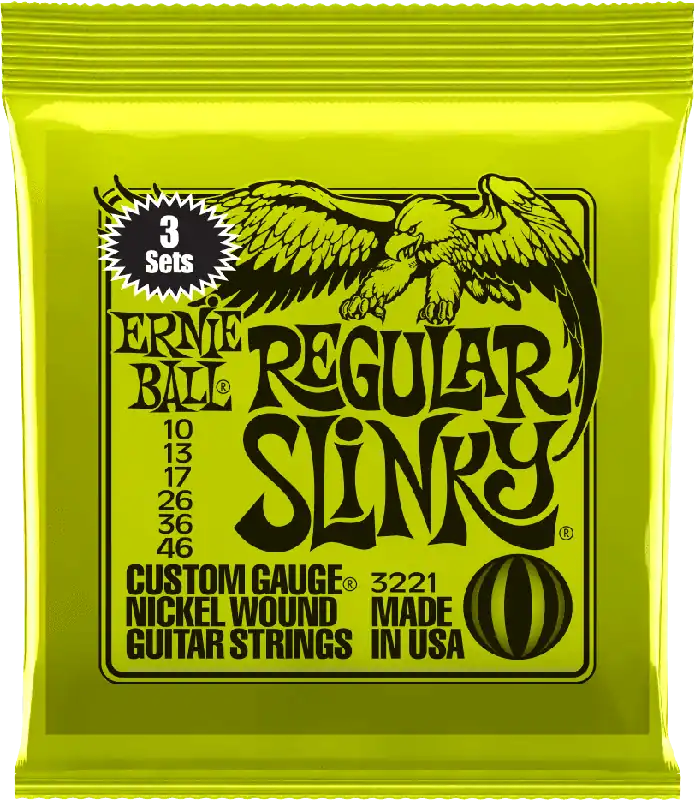 Acheter Direct Ernie Ball 3221 Packs de 3 jeux Regular slinky 10/46
