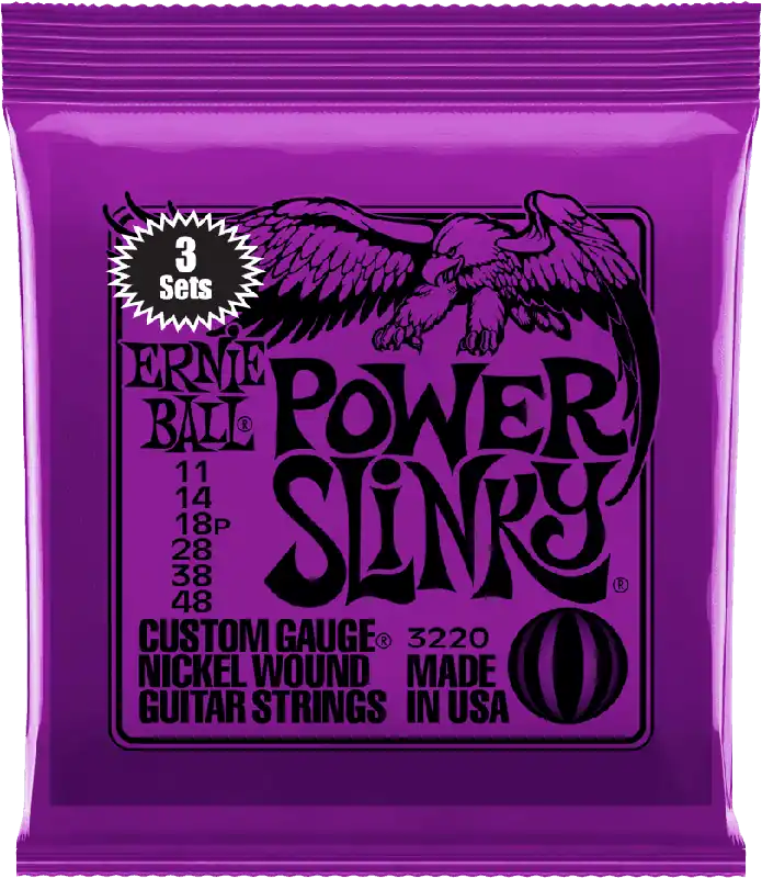 Pas Cher Ernie Ball 3220 Packs de 3 jeux Power slinky 11/48