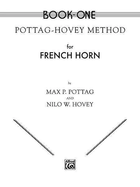 Belwin Pottag-Hovey Method for French Horn, Book I Produit De Marque