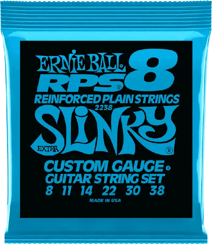 Pas Cher Ernie Ball 2238 Slinky RPS Nickel Wound Extra slinky 08/38