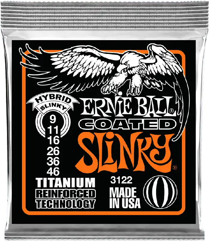 Must-Have Ernie Ball 3122 Slinky RPS Coated Hybrid slinky 09/46