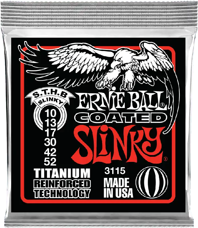 Ernie Ball 3115 Slinky RPS Coated Skinny top HB 10/52 Dernière Chance