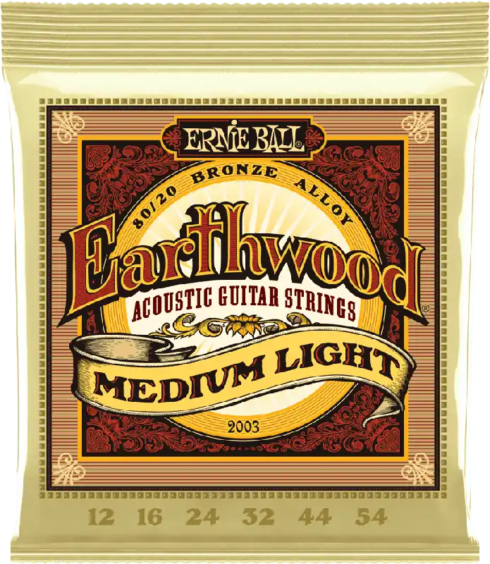 Offre Spéciale Ernie Ball 2003 Acoustiques Earthwood 80/20 Bronze Medium light 12/54