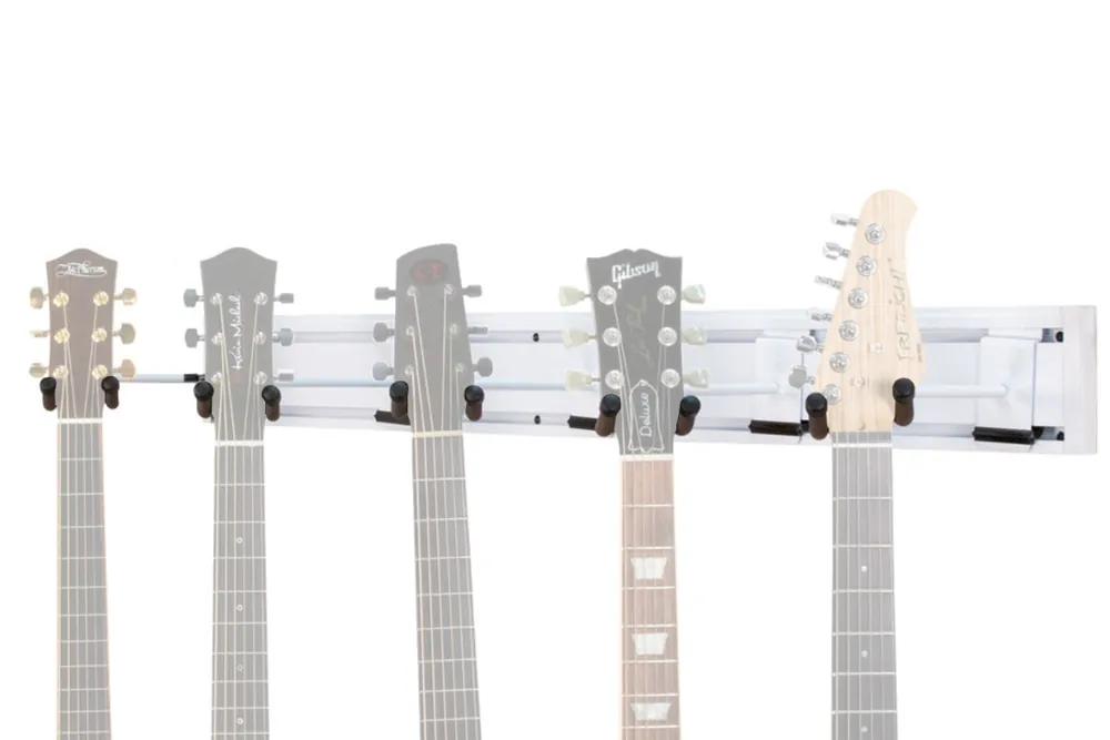Paiement Sécurisé String Swing Multi-Guitar Wall Rack - White