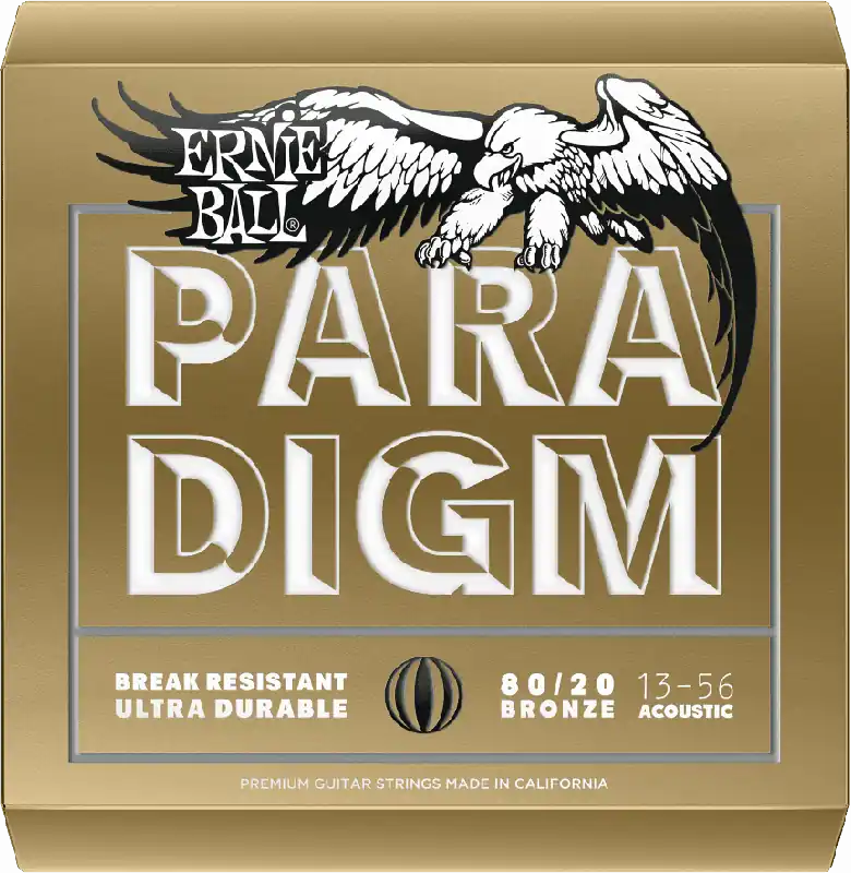 Ernie Ball 2084 Acoustiques Paradigm 80/20 Bronze Medium 13/56 Prix Promo