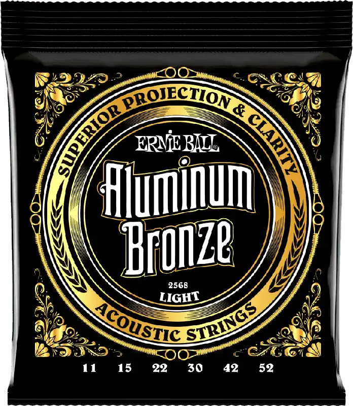 Ernie Ball 2568 Acoustiques Aluminium Bronze Light 11/52 Paiement Sécurisé