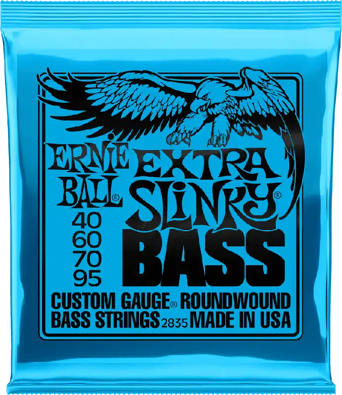 Must-Have Ernie Ball 2835 BASSES Slinky Nickel Wound Extra slinky 40/95