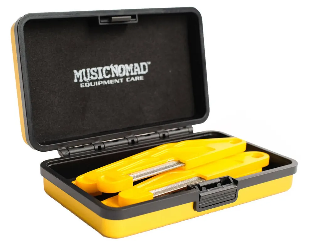 Music Nomad 6-Piece Diamond Coated Nut File Set - Light Strings Offre Limitée