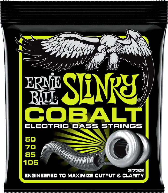 Ernie Ball 2732 Basses Slinky Cobalt Regular slinky 50/105 Populaire