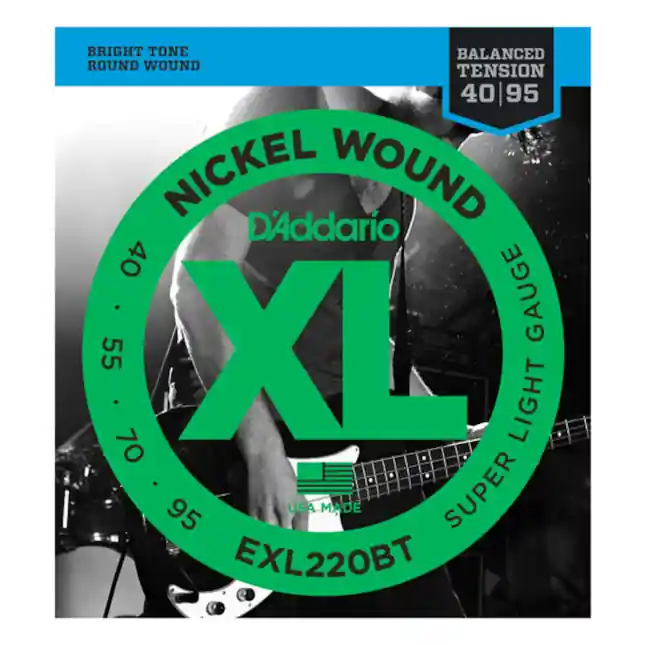Expédié Aujourd'hui D‘Addario nickel pour basse Balanced Super Light 45-65