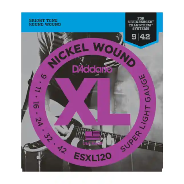D‘Addario NICKEL D‘Addario ESXL120, Super Light, extrémités à boule, 9-42 Offre Du Jour