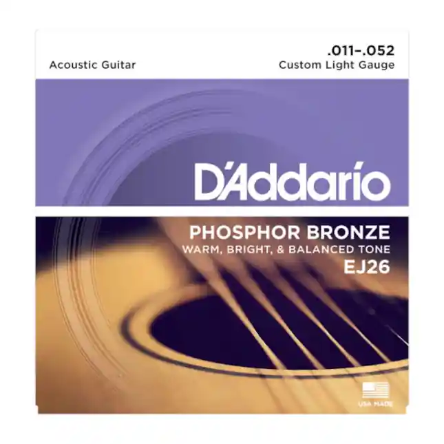 Achat Immédiat D‘Addario PHOSPHOR BRONZE Custom Light 11-52