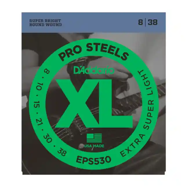 D‘Addario PROSTEELS Extra-Super Light, 8-38 Bon Marché