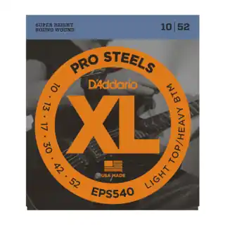 Meilleur Prix D‘Addario PROSTEELS Light Top/Heavy Bottom, 10-52