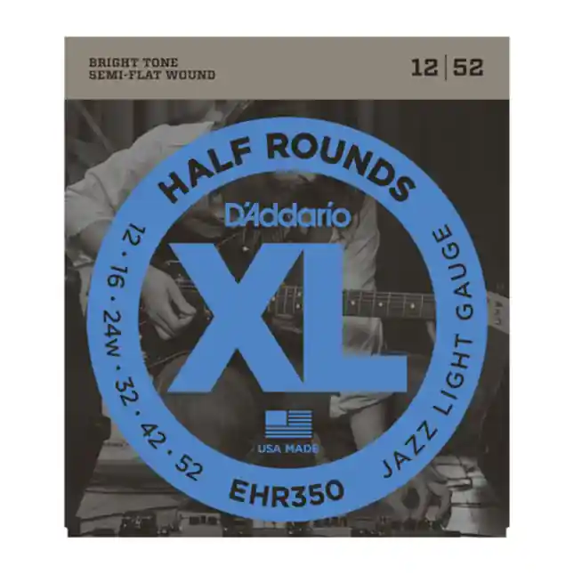 Paiement Sécurisé D‘Addario Cordes à filet demi-rond pour Jazz Light, 12-52