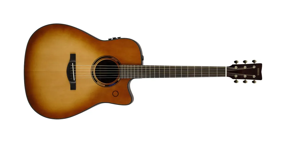 Yamaha TAG3 C TransAcoustic Dreadnought Acoustic/Electric Guitar - Sand Burst Populaire