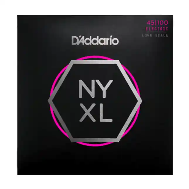Seulement Aujourd'hui D‘Addario Cordes pour basse D‘Addario NYXL45100 filet nickel, Regular Light, 45-100, diapason long