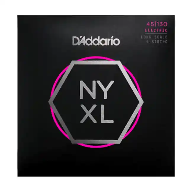 D‘Addario nickel, 5 cordes Regular Light, 45-130, diapason long Offre Spéciale