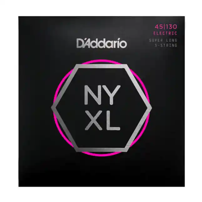 D‘Addario filet nickel, Regular Light, 5 cordes, 45-130, diapason extra-long Meilleur Choix