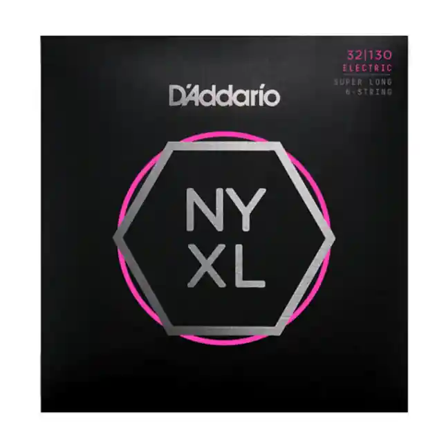 D‘Addario filet nickel, Regular Light, 6 cordes, 32-130, diapason extra-long Nouveauté