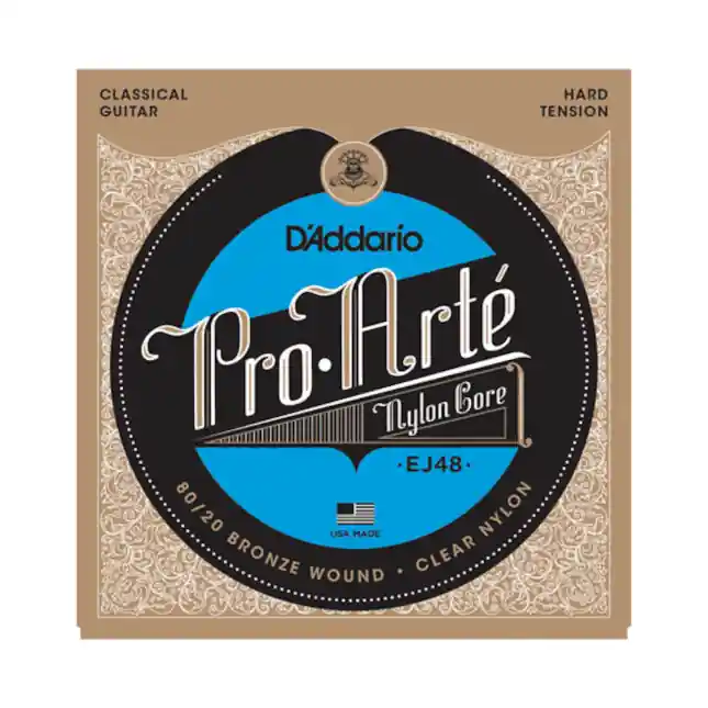D‘Addario BRONZE 80/20 et nylon pour guitare classique D‘Addario Pro-Arte EJ48, Hard Usine Directe
