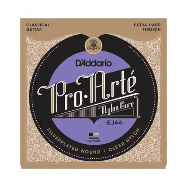Retour Gratuit D‘Addario Cordes en nylon pour guitare classique D‘Addario Pro-Arte EJ44, Extra Hard