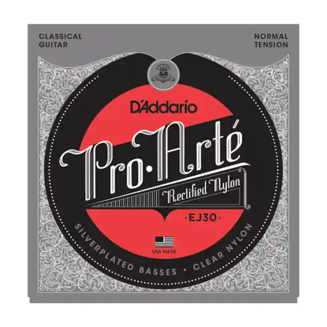 D‘Addario Cordes pour guitare classique rectifiées D‘Addario EJ30 Classics, Normal Populaire