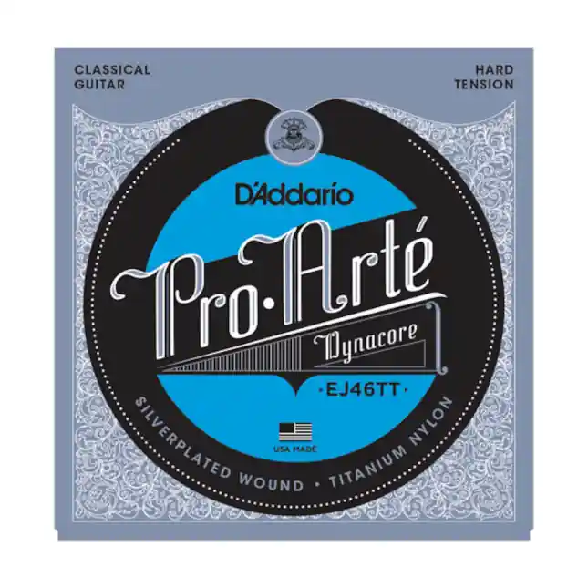 Haute Qualité D‘Addario Pro-Arté Dynacore, Titanium Trebles, Hard Tension