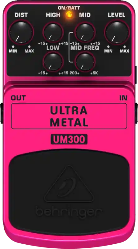 Nouveauté Behringer Ultra Metal Distortion Effects Pedal