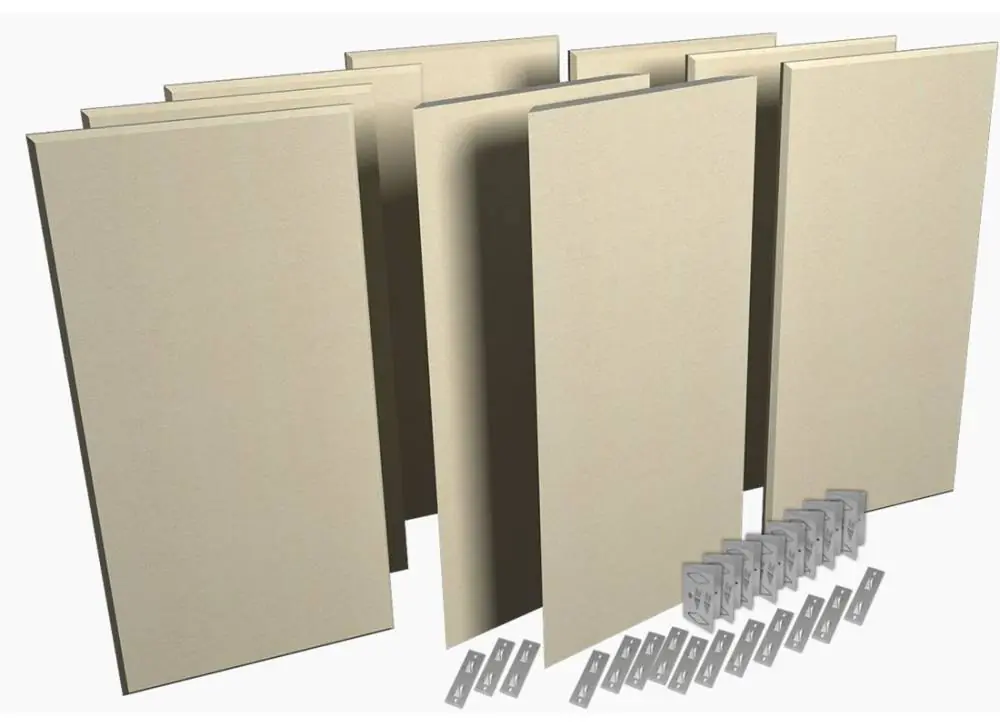 Offre Spéciale Auralex ProPanel ProKit-1 - 2xM224, 7xB224 - Sandstone