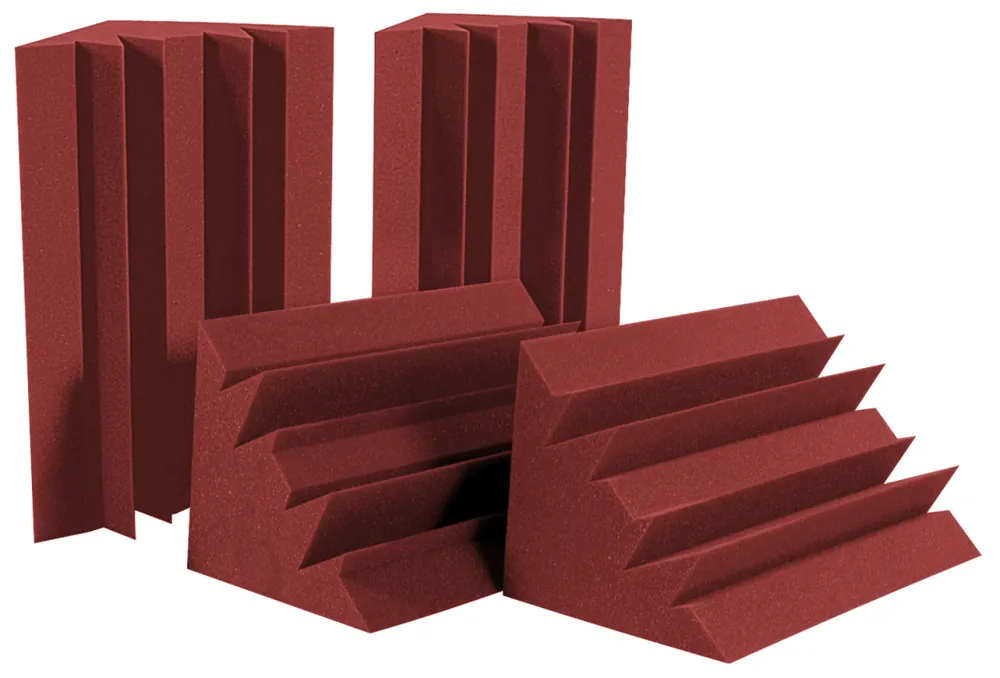 Auralex LENRD Bass Traps - Burgundy (8) Prix Bas