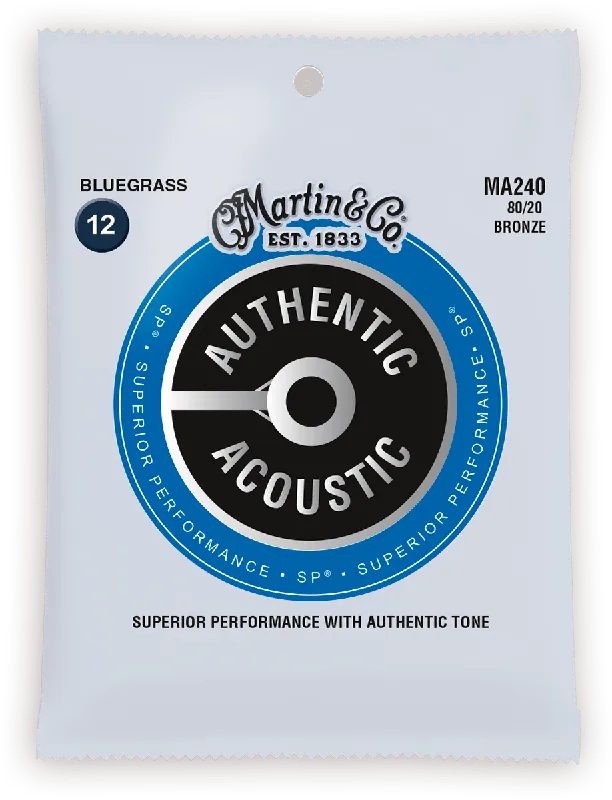 Martin & Co CORDES BRONZE Authentic, Bluegrass, 80/20 - 12-56 Vente Directe