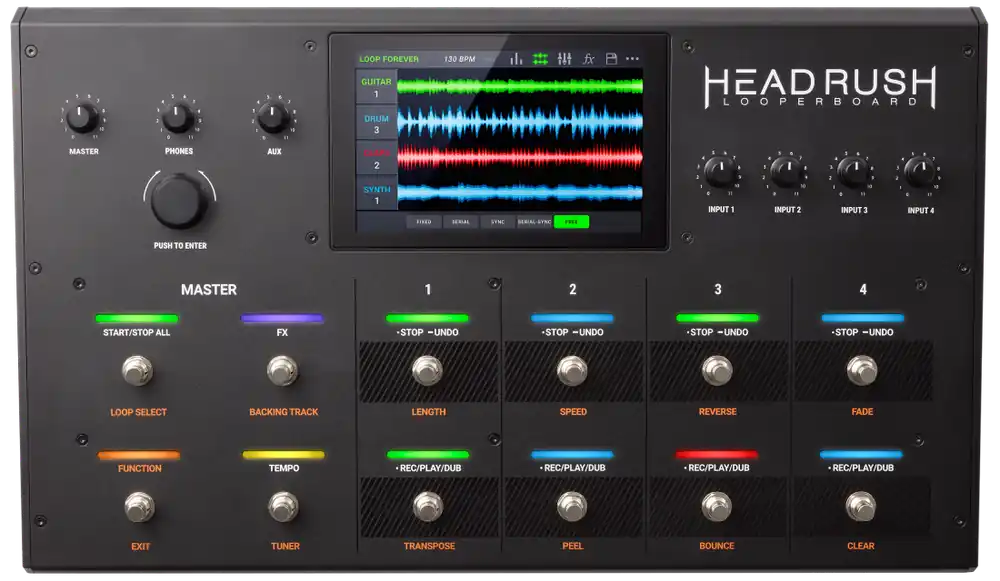 Jusqu'à Épuisement Des Stocks HeadRush Looperboard Looper Effects Processor with Touchscreen