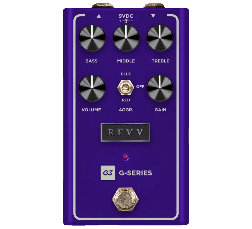 Commander Maintenant Revv G3 V2 Distortion Pedal - Purple