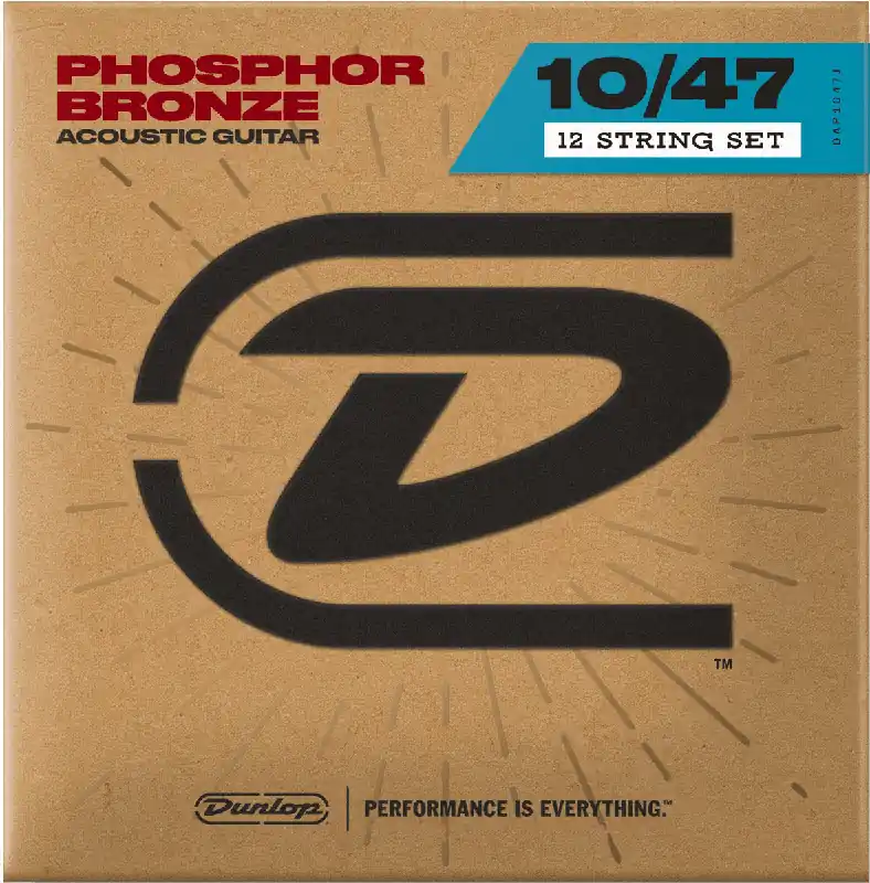 Dunlop DAP1047J Acoustic phosphor bronze light 12 cordes 10/47 Offre Limitée
