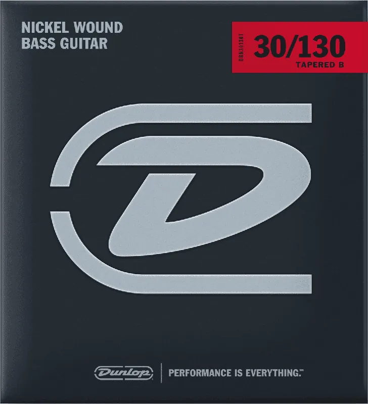 Dunlop DBN30130T File Rond Nickel 6 cordes basse 30-130 Meilleure Vente
