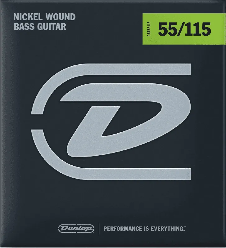 Marque Dunlop DBN55115 CORDES BASSES File Rond Nickel 55/115