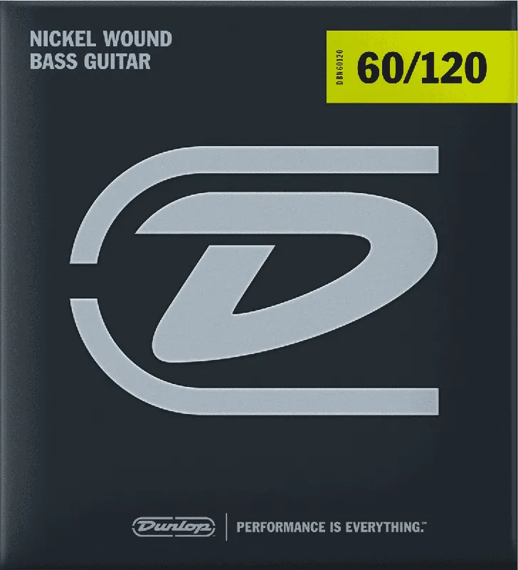 Offre Limitée Dunlop DBN60120 CORDES BASSES File Rond Nickel 60/120 extra heavy drop