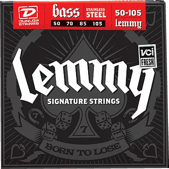 Dunlop LKS50105 CORDES BASSES Lemmy Heavy 50/105 Paiement Sécurisé
