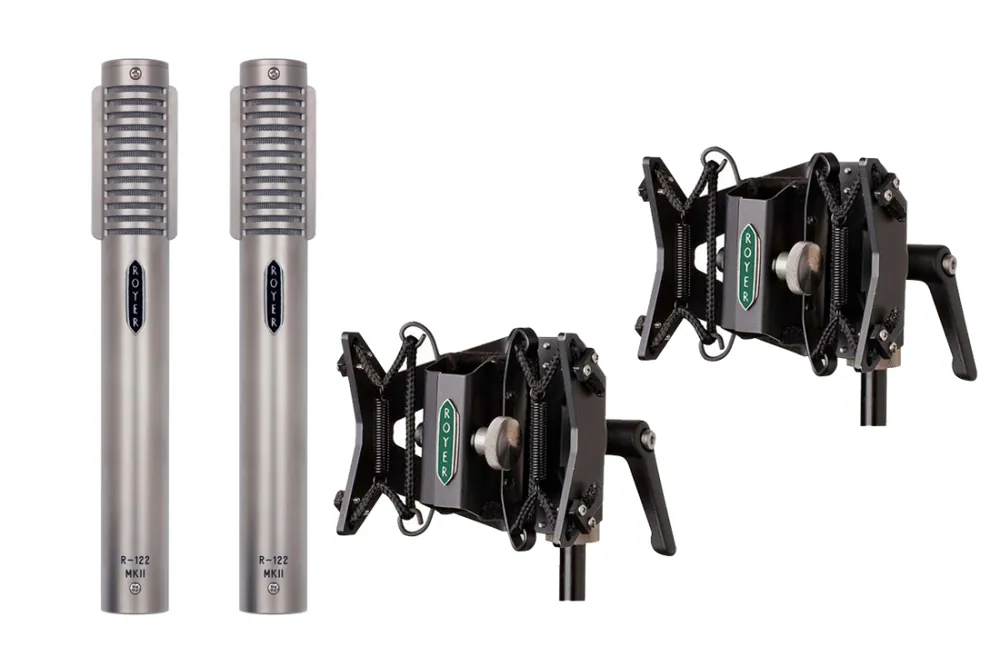 Royer R-122 MKII Active Ribbon Microphone and RSM-SS1 Sling-Shock Bundle - Matched Pair Acheter En Ligne