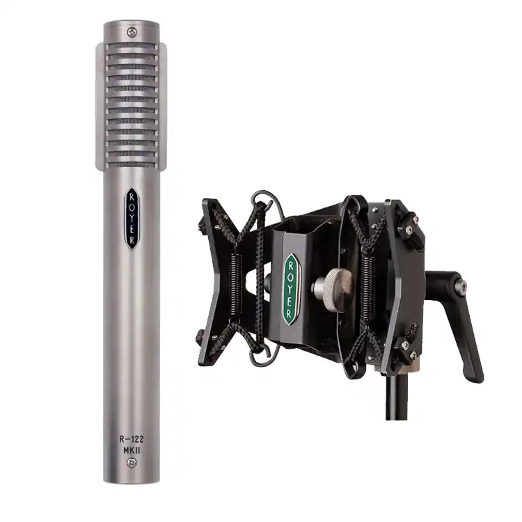 Achetez Aujourd'hui Royer R-122 MKII Active Ribbon Microphone and RSM-SS1 Sling-Shock Bundle