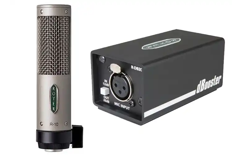 Dernière Chance Royer R-10 Ribbon Microphone and dBooster Bundle