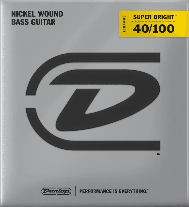 Solde Dunlop DBSBN40100 CORDES BASSES Super Bright Light 40/100